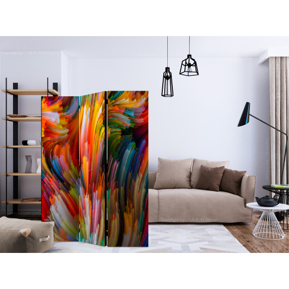 Paravan rainbow waves [room dividers] 135 cm x 172 cm
