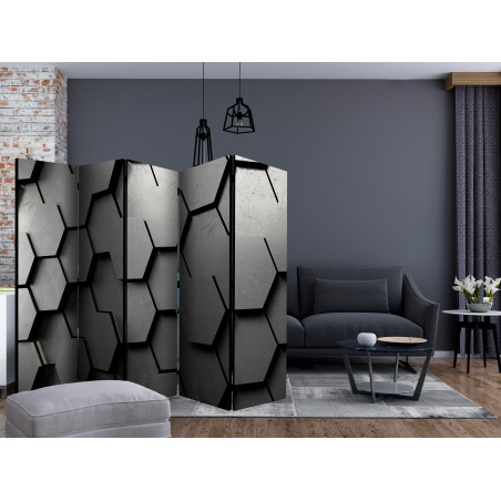 Paravan Black Gate Ii [Room Dividers] 225 cm x 172 cm-01