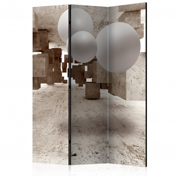 Paravan Concrete Maze [Room Dividers] 135 cm x 172 cm
