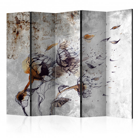 Paravan Recall Sunflowers Ii [Room Dividers] 225 cm x 172 cm