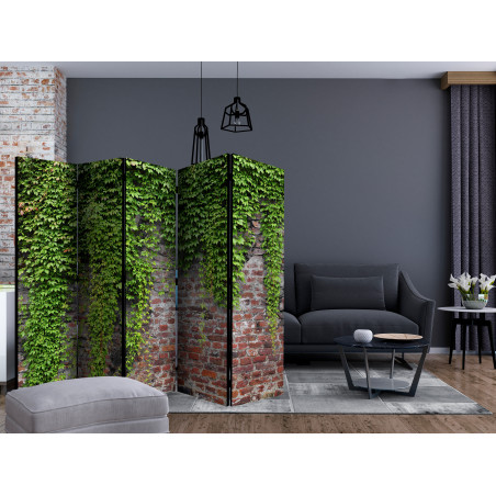 Paravan Brick And Ivy Ii [Room Dividers] 225 cm x 172 cm-01
