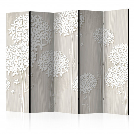 Paravan Creamy Daintiness Ii [Room Dividers] 225 cm x 172 cm-01