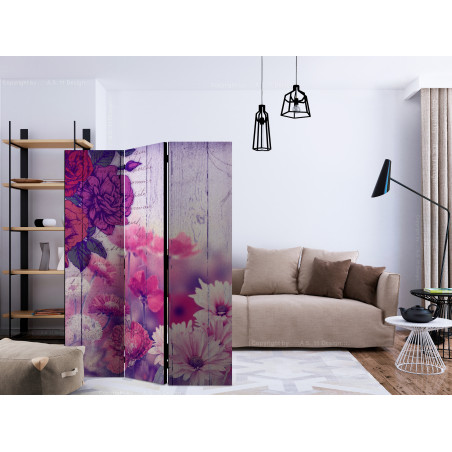 Paravan Flowers Memories [Room Dividers] 135 cm x 172 cm-01