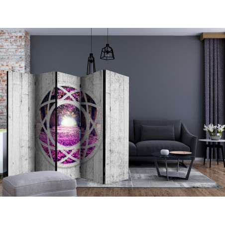 Paravan Fuchsia Landscape Ii [Room Dividers] 225 cm x 172 cm-01