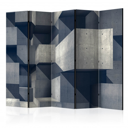 Paravan Concrete City Ii [Room Dividers] 225 cm x 172 cm-01