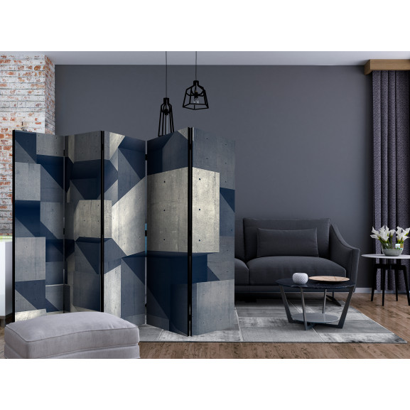Paravan Concrete City Ii [Room Dividers] 225 cm x 172 cm Artgeist imagine antiquemob.ro