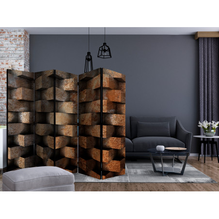 Paravan Brick Braid Ii [Room Dividers] 225 cm x 172 cm-01