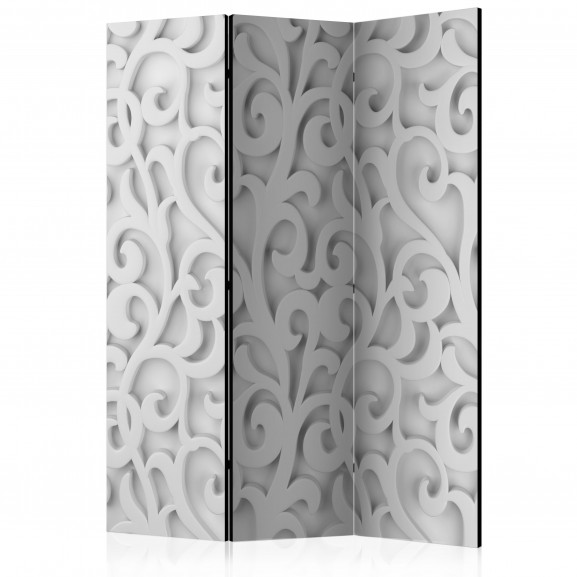 Paravan White Ornament [Room Dividers] 135 cm x 172 cm