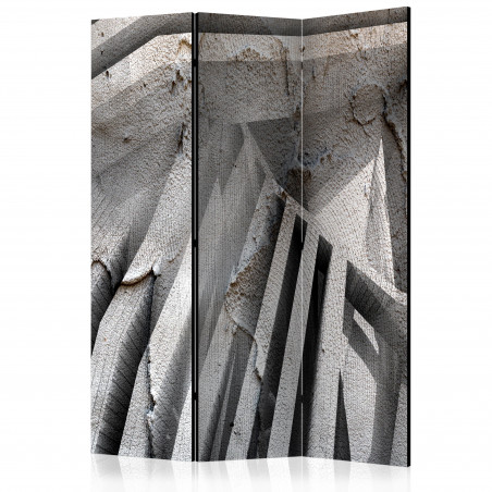 Paravan Beton 3D [Room Dividers] 135 cm x 172 cm-01