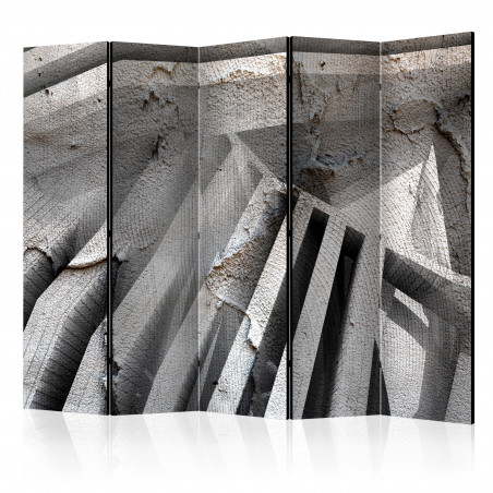 Paravan Beton 3D Ii [Room Dividers] 225 cm x 172 cm-01