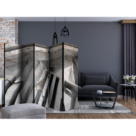 Paravan Beton 3D Ii [Room Dividers] 225 cm x 172 cm-01