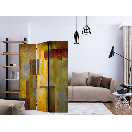 Paravan Orange Hue Of Art Expression [Room Dividers] 135 cm x 172 cm-01