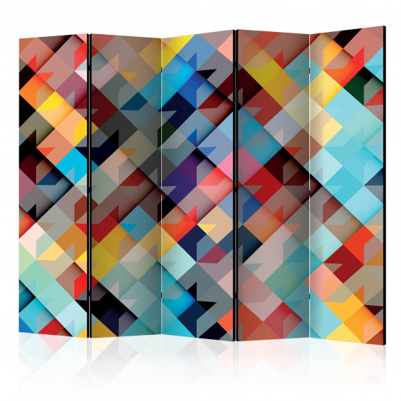 Paravan Colour Patchwork Ii [Room Dividers] 225 cm x 172 cm