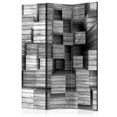 Paravan Grey Precision [Room Dividers] 135 cm x 172 cm-01