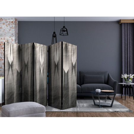 Paravan Grey Citadel Ii [Room Dividers] 225 cm x 172 cm-01