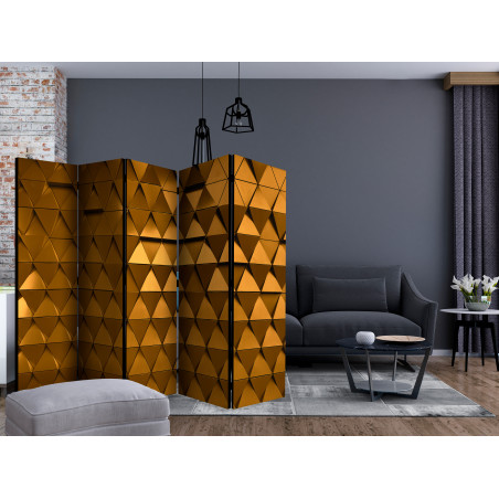 Paravan Golden Armour Ii [Room Dividers] 225 cm x 172 cm-01