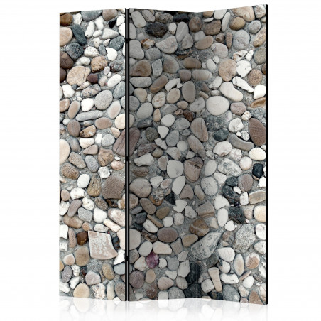 Paravan Beach Pebbles [Room Dividers] 135 cm x 172 cm-01