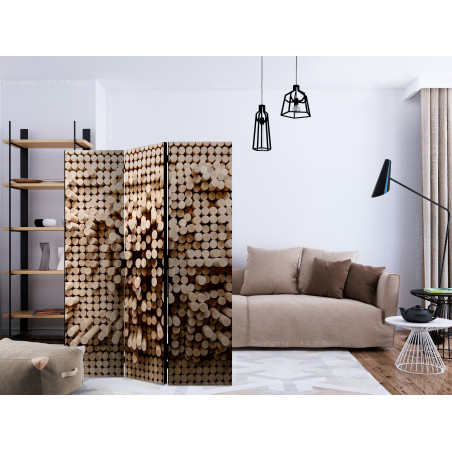 Paravan Stick Puzzle [Room Dividers] 135 cm x 172 cm-01