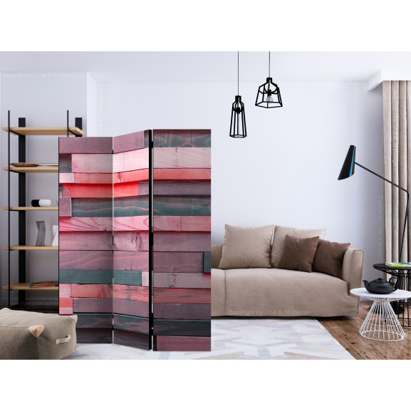 Paravan pink manor [room dividers] 135 cm x 172 cm