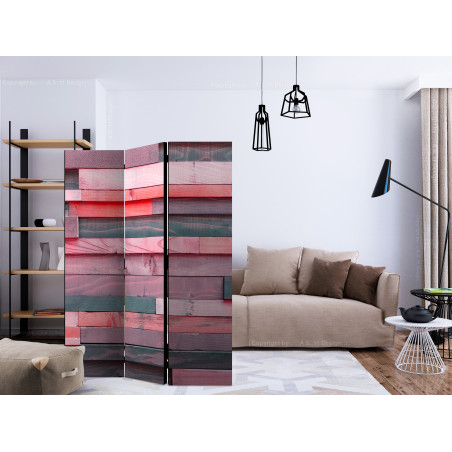 Paravan Pink Manor [Room Dividers] 135 cm x 172 cm-01