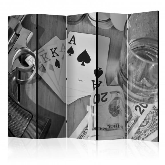 Paravan Cards: Black And White Ii [Room Dividers] 225 cm x 172 cm