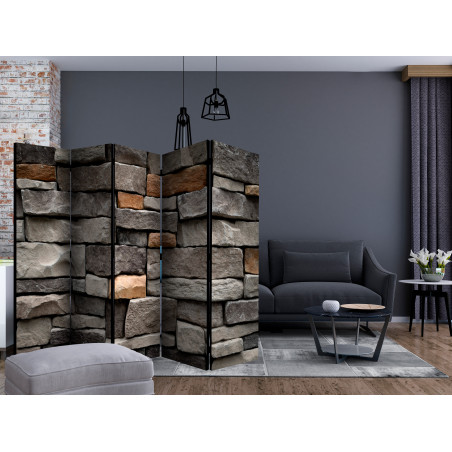 Paravan Stony Stronghold Ii [Room Dividers] 225 cm x 172 cm-01