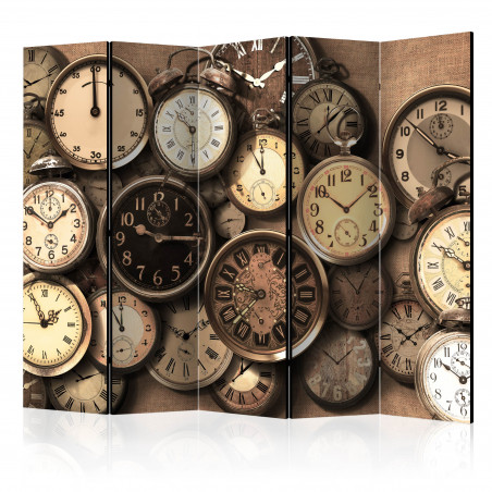 Paravan Old Clocks Ii [Room Dividers] 225 cm x 172 cm-01