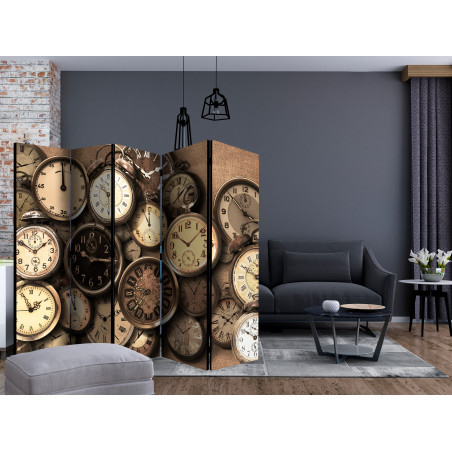 Paravan Old Clocks Ii [Room Dividers] 225 cm x 172 cm-01