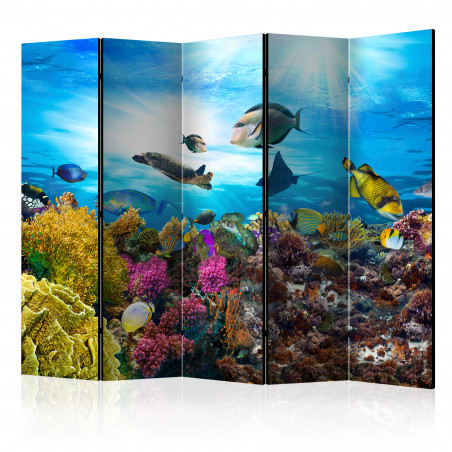Paravan Coral Reef Ii [Room Dividers] 225 cm x 172 cm-01