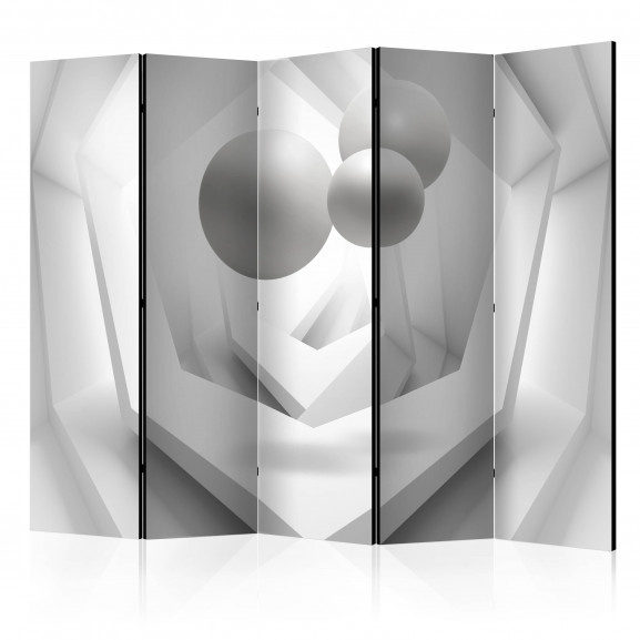 Paravan White Imagination Ii [Room Dividers] 225 cm x 172 cm