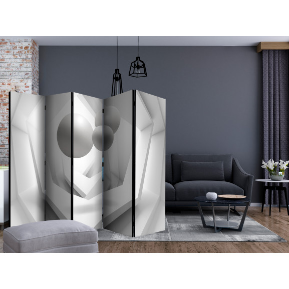 Paravan white imagination ii [room dividers] 225 cm x 172 cm