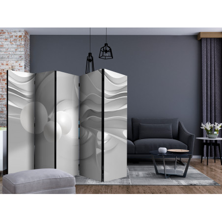 Paravan White Corridors Ii [Room Dividers] 225 cm x 172 cm-01
