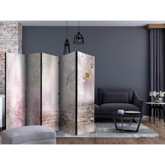Paravan delicate lilies ii [room dividers] 225 cm x 172 cm