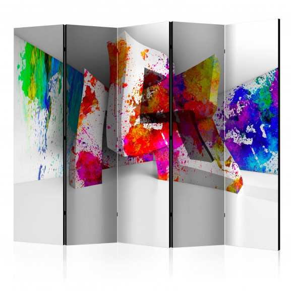 Paravan Three-Dimensional Shapes Ii [Room Dividers] 225 cm x 172 cm