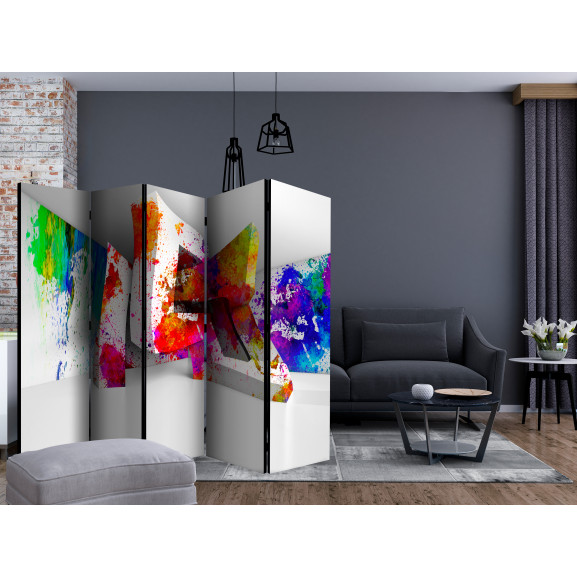 Paravan three-dimensional shapes ii [room dividers] 225 cm x 172 cm