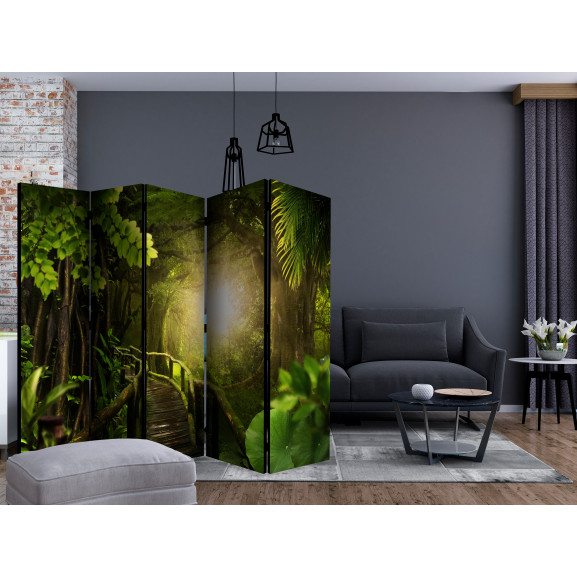 Paravan Heart Of Forest Ii [Room Dividers] 225 cm x 172 cm Artgeist imagine antiquemob.ro