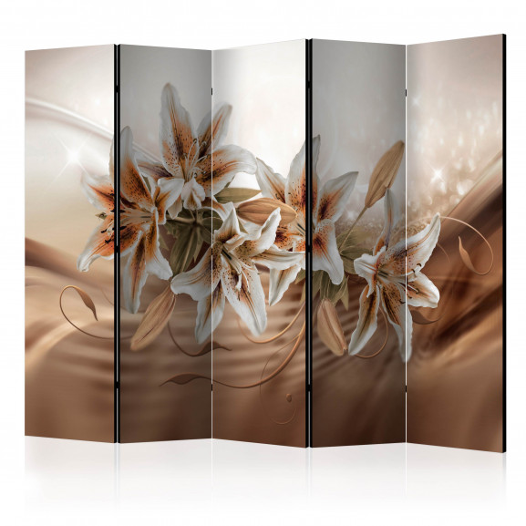 Paravan Chocolate Lilies Ii [Room Dividers] 225 cm x 172 cm