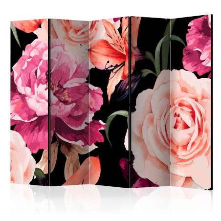 Paravan Roses Of Love Ii [Room Dividers] 225 cm x 172 cm-01