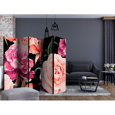 Paravan Roses Of Love Ii [Room Dividers] 225 cm x 172 cm-01