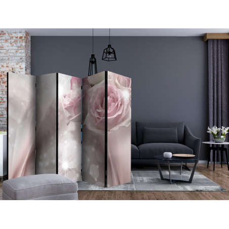 Paravan Dewy Roses Ii [Room Dividers] 225 cm x 172 cm-01