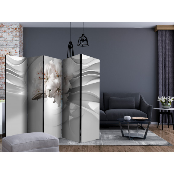 Paravan lilies in the tunnel ii [room dividers] 225 cm x 172 cm