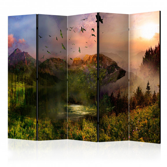 Paravan Bear In The Mountain Ii [Room Dividers] 225 cm x 172 cm