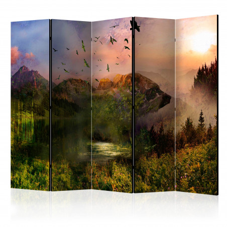 Paravan Bear In The Mountain Ii [Room Dividers] 225 cm x 172 cm-01