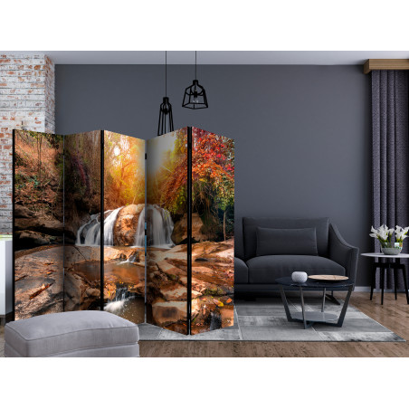 Paravan Silent Waterfall Ii [Room Dividers] 225 cm x 172 cm-01