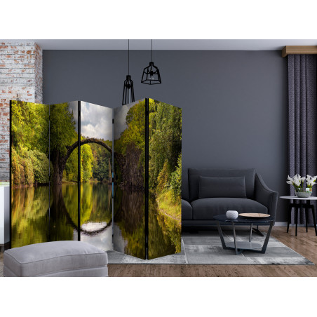 Paravan Devil'S Bridge In Kromlau,Germany Ii [Room Dividers] 225 cm x 172 cm-01