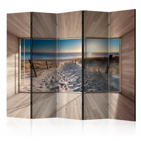 Paravan Modern Lounge: By The Sea Ii [Room Dividers] 225 cm x 172 cm-01