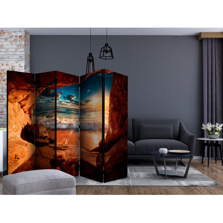 Paravan Cave: Beach Ii [Room Dividers] 225 cm x 172 cm-01