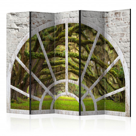 Paravan Window To Secret Forest Ii [Room Dividers] 225 cm x 172 cm-01