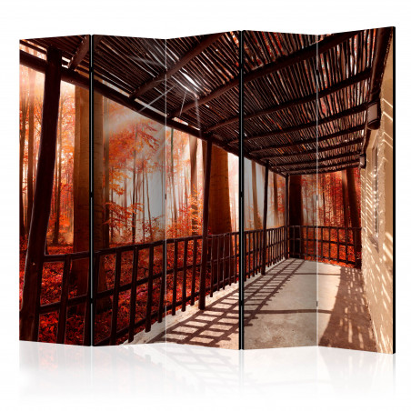 Paravan Nature: Forest Terrace Ii [Room Dividers] 225 cm x 172 cm-01