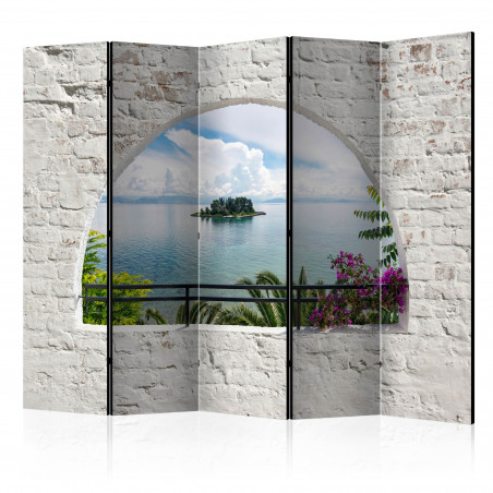 Paravan Corfu Island Ii [Room Dividers] 225 cm x 172 cm-01